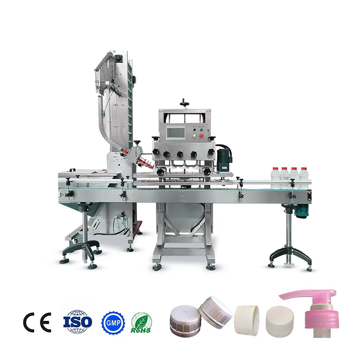 शैम्पूको लागि पूर्ण स्वचालित ग्लास बोतल क्यापिंग मेशिन
