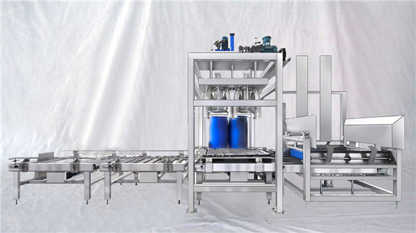 अनुकूलन योग्य ESDF श्रृंखला 100-1000L क्षमता बिग ड्रम स्वचालित भरने मेसिन